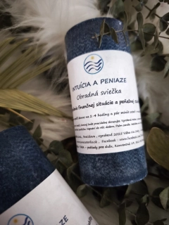 Tara sviečka Intuícia a Peniaze 240g